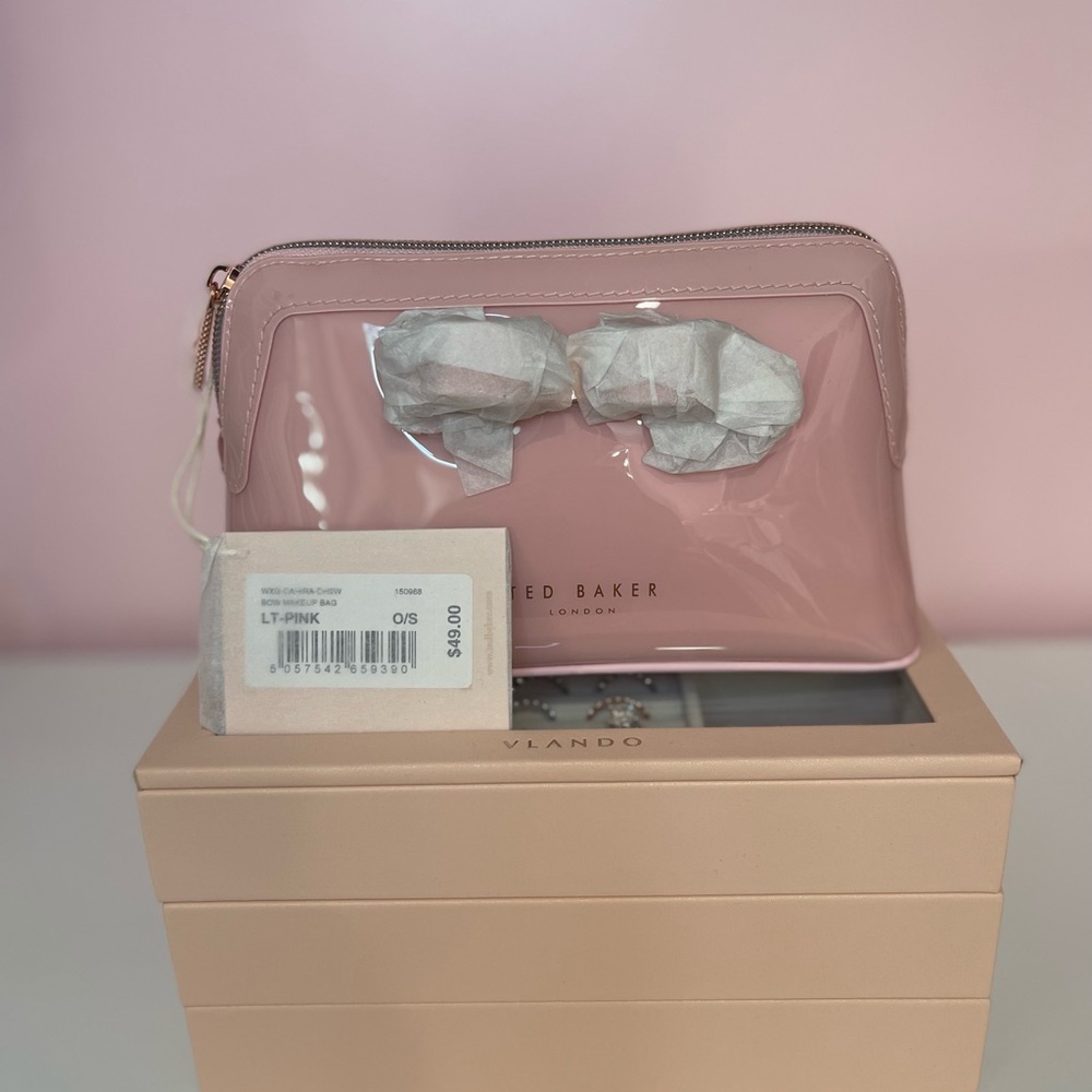 Ted Baker Blush Pink Cosmetic Pouch